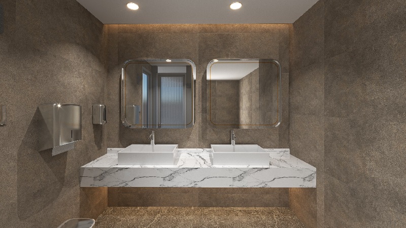 Gạch 60x120 Cm NKSG61225 Vân Bê Tông Nâu Xám cổ điển