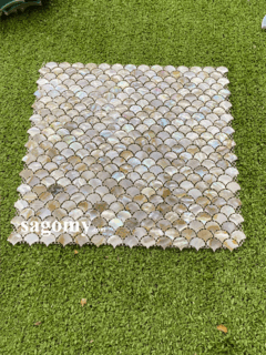 gach mosaic vỏ trai ánh xà cừ