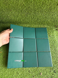 Gạch 10x10 Cm Màu Xanh Lá Đậm Men Mờ SGM124 2