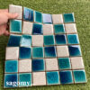 Gạch Mosaic Gốm Men Rạn Hỗn Hợp