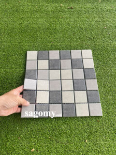 Gạch Mosaic Trắng Xám Đen - Ảnh 4