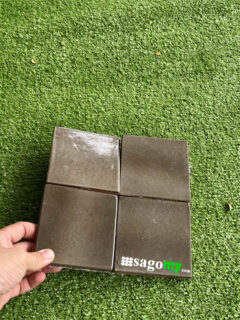 Gạch Gốm 10x10 Xám Nâu Thủ Công cổ điển