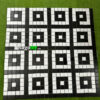 Gạch Mosaic Bông Ô Vuông Đen Trắng sang trọng