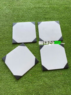 Gạch Bông Men 20x20 Cm Màu Trắng Bát Giác - Ảnh 4