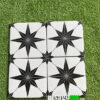 Gạch Bông Men 20x20 Hoa Văn Đen
