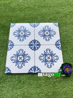 Gạch Bông Men 40x40 Cm Hoa Văn Xanh Biển - Ảnh 4
