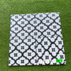 Gạch Bông Men Hoa Văn Trắng Đen 20x20 Cm nền phòng tắm