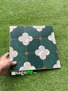 Gạch Bông Men Màu Xanh Rêu 30x30 Cm cổ điển sang trọng