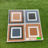 Gạch Bông Men Ô Vuông Cam Nâu 20x20 Cm