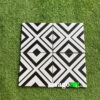 Gạch Bông Men Trắng Đen 20x20 Cm