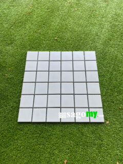 Gạch Mosaic Màu Trắng Mờ ốp phòng tắm phòng vệ sinh