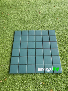 Gạch Mosaic Màu Xanh Lá Mờ ốp trang trí