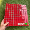 Gạch Mosaic Thủy Tinh Vuông Nhỏ Màu Đỏ