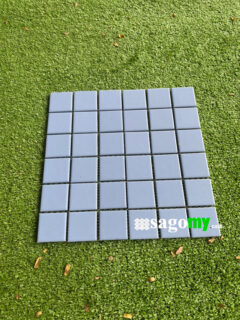 Gạch Mosaic Vuông Xanh Mực Nhạt ốp phòng vệ sinh