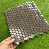 Gạch mosaic viên Bi Tròn Màu Nâu