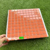 Gạch Mosaic Thủy Tinh Màu Cam Nâu