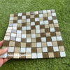 Gạch Mosaic Thủy Tinh Màu Nâu Đậm - Nâu Nhạt (2)