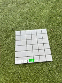 Gạch Mosaic Thủy Tinh Màu Trắng trang trí phòng tắm