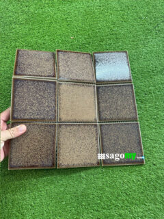Gạch 10x10 Cm Màu Nâu Cổ Điển Men Bóng 2