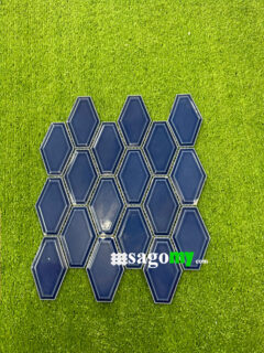 Gạch Mosaic Màu Xanh Dương Bóng trang trí