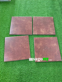 Gạch Bông Men 20x20 Màu Đỏ Đô 3