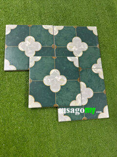 Gạch Bông Lát Nền Xanh Lá Cây Hoa Văn Cổ Điển 5
