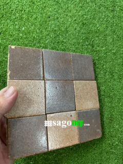 Gạch Gốm Mosaic Hỗn Hợp Màu Nâu Xám 4