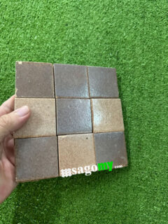 Gạch Gốm Mosaic Hỗn Hợp Màu Nâu Xám 5