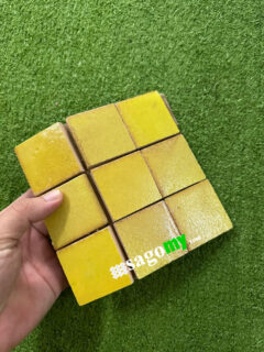 Gạch Gốm Mosaic Màu Vàng Hình Vuông Thủ Công 4