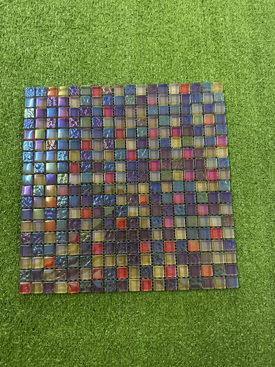 Gạch Mosaic Thủy Tinh Trang Trí Nhiều Màu