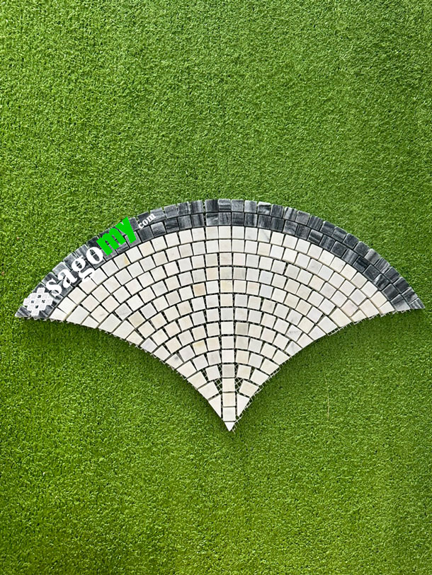 Gạch Mosaic Vảy Cá Đá Tự Nhiên 3