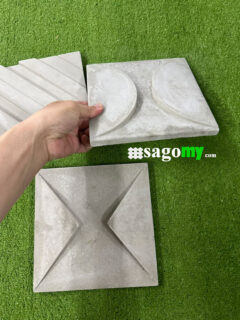 Gạch Bê Tông Trang Trí Hình Vuông Hoa Văn 3D 2
