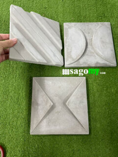 Gạch Bê Tông Trang Trí Hình Vuông Hoa Văn 3D 3