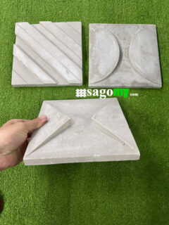 Gạch Bê Tông Trang Trí Hình Vuông Hoa Văn 3D 5