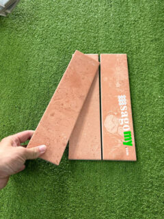 Gạch Ốp Trang Trí Thẻ Màu Cam Mờ 75x300 MM 1