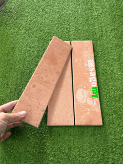 Gạch Ốp Trang Trí Thẻ Màu Cam Mờ 75x300 MM 2