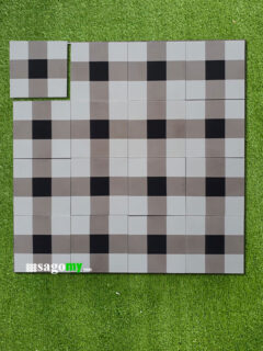 Gạch Xi Măng 200x200 Trắng Xám Đen Hình Vuông