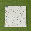 Gạch Giả Terrazzo Đá Mài 600x600 Hạt Màu Vàng Mờ