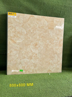 Gạch 800x800 Hình Bông Hoa Màu Vàng Bóng Vitto 0816 1