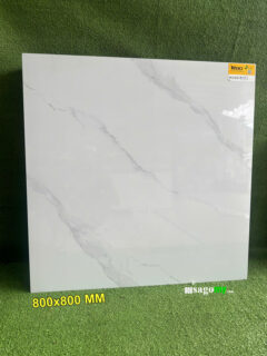Gạch Lát Nền 800x800 Màu Trắng Bóng Vân Mây Vitto 4133