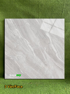 Gạch Lát Nền 80x80 Cm Ý Mỹ 88038 Xám Đậm Vân Đá Bóng Kiếng