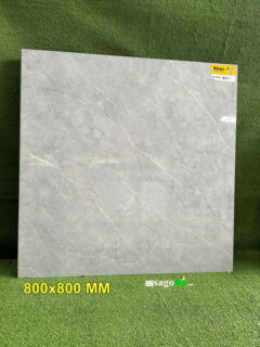 Gạch Lát Nền Phòng Khách 80x80 Cm Màu Xám Vân Đá Vitto 4123