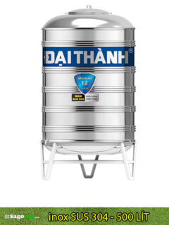 Bồn Nước Inox 304 Đại Thành 500 Lít Đứng