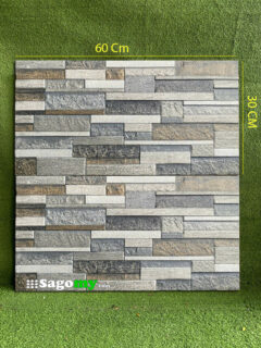 Gạch 30x60 Cm Ốp Tường Ngoài Trời Xám Nâu Ghép