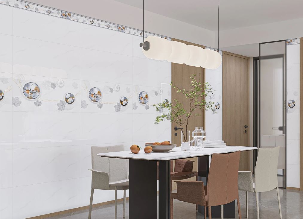 Gạch Ốp Phòng Khách 40x80 Cm ý Mỹ G4803 Bóng 2 Gạch 40x80 Cm ý Mỹ G4803 Bóng