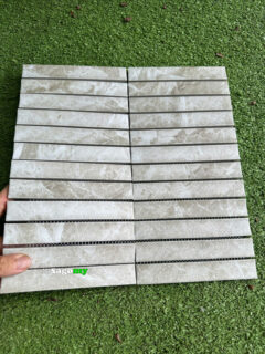 Gạch Mosaic Que Màu Nâu Vân Đá Mờ SGM993 1