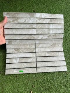 Gạch Mosaic Que Màu Nâu Vân Đá Mờ SGM993 3 (2)