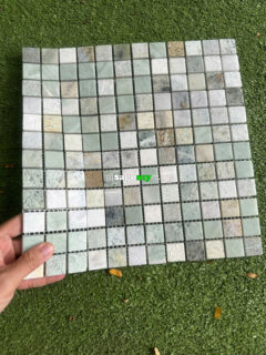 Gạch Mosaic Vuông Nhỏ Tông Màu Xanh Đá Tự Nhiên SGM68CH75