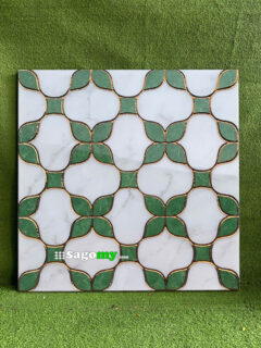 Gạch Trang Trí 30x30 CM Hoa Văn Bóng Xanh Nhũ SGKP309