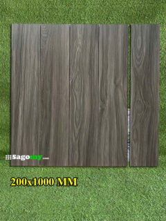 Gạch Vân Gỗ 20x1000 MM Màu Xám Mờ Tự Nhiên Nhập Khẩu